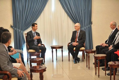 President Assad Says Syria Facing Major Extremist Offensive